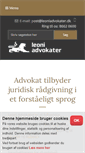 Mobile Screenshot of leoniadvokater.dk